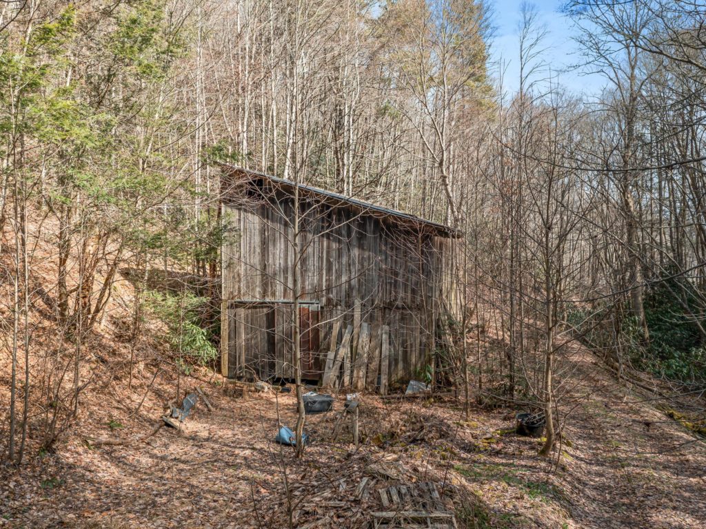 Barn on land for sale in Marshall NC