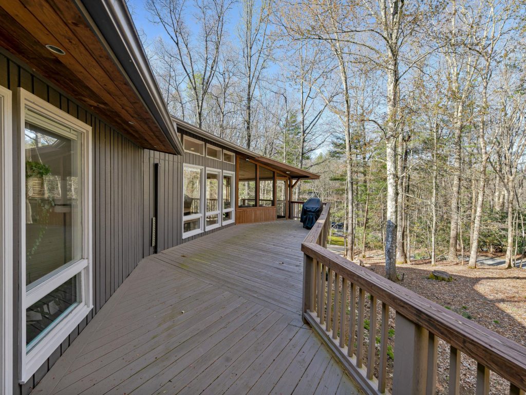 Pisgah Forest wrap around deck