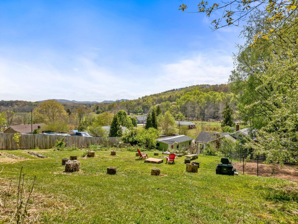 Candler home with mountain view