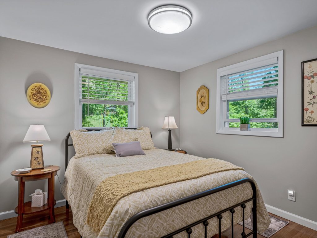 pretty bedroom in WNC