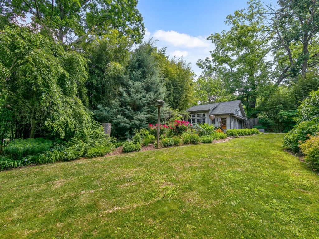 beautiful large yard in asheville