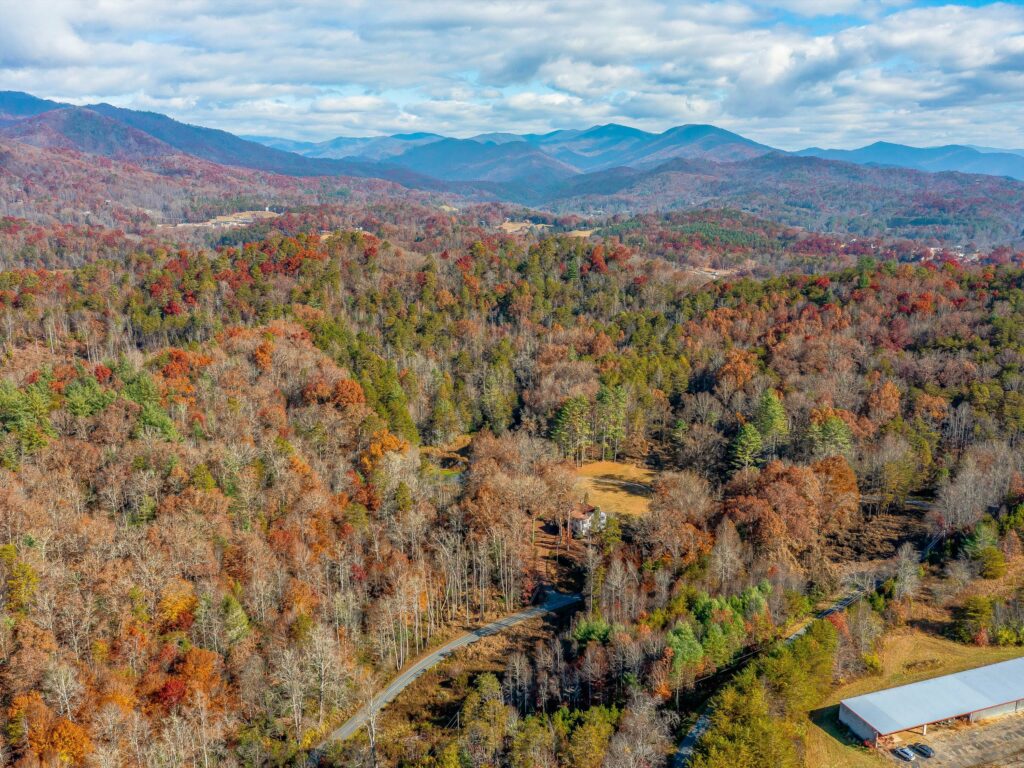 Land and home for sale in Bryson City