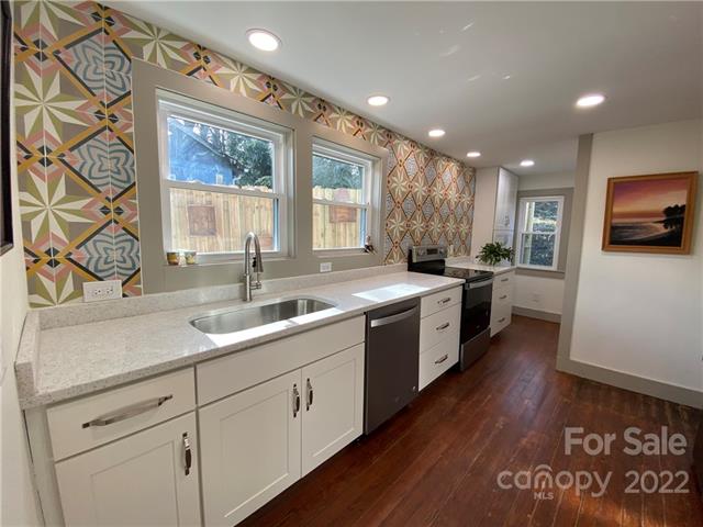 beautiful tilework and upgraded kitchen in oakley Asheville NC