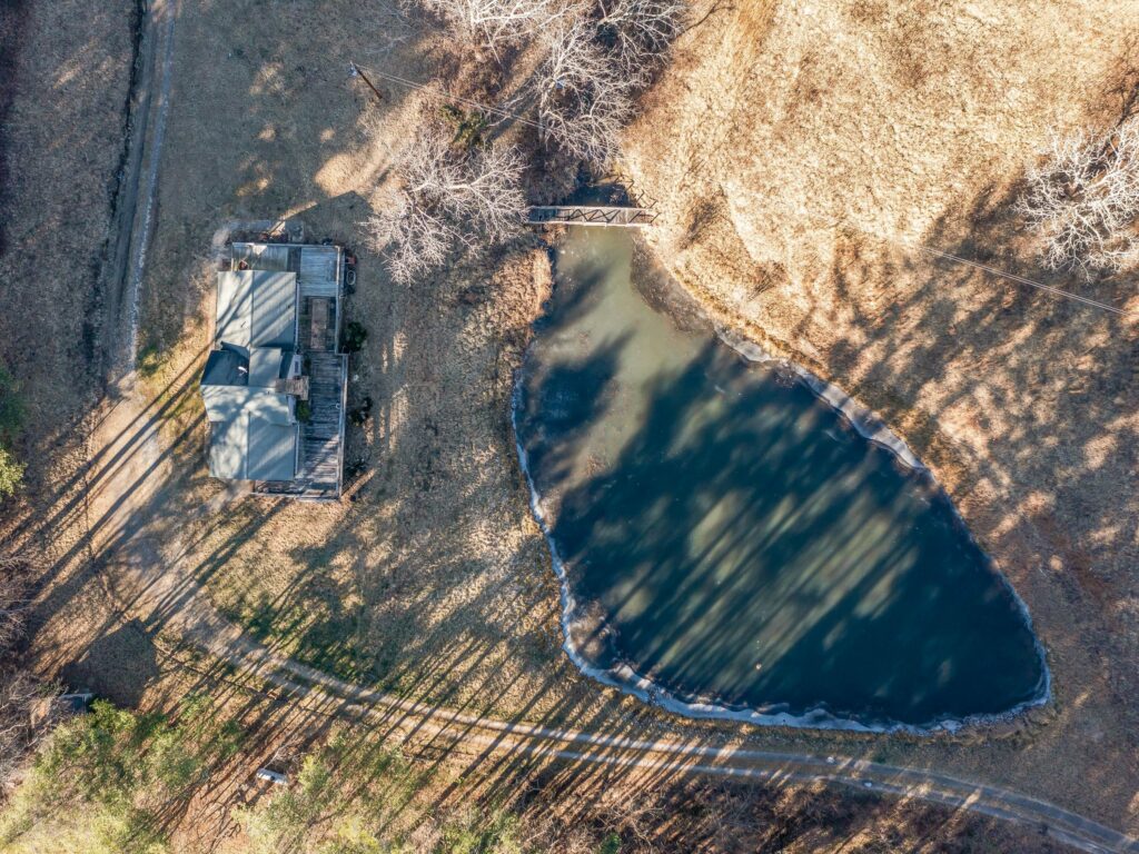 Mountain Homestead for Sale in Asheville's Riceville Area with pond