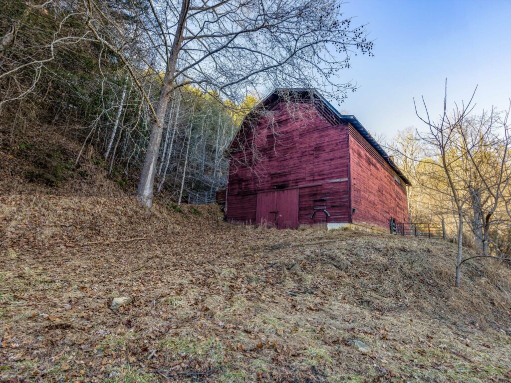 Land for Sale in Mars Hill NC with usable barn