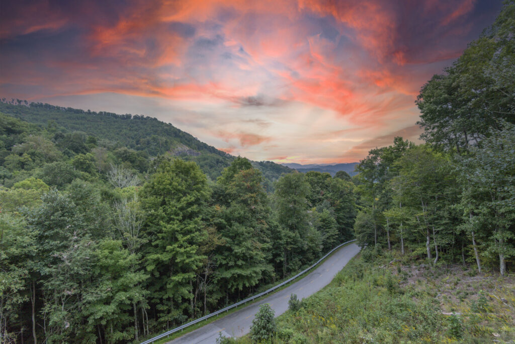 beautiful views at WNC cabin for sale