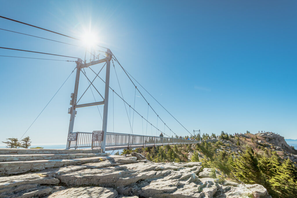 Grandfather Mountain Mile High Swinging Bridge