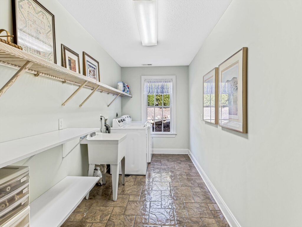 mudroom and laundry room in Move-In Ready Home in Asheville's Stonebridge Community