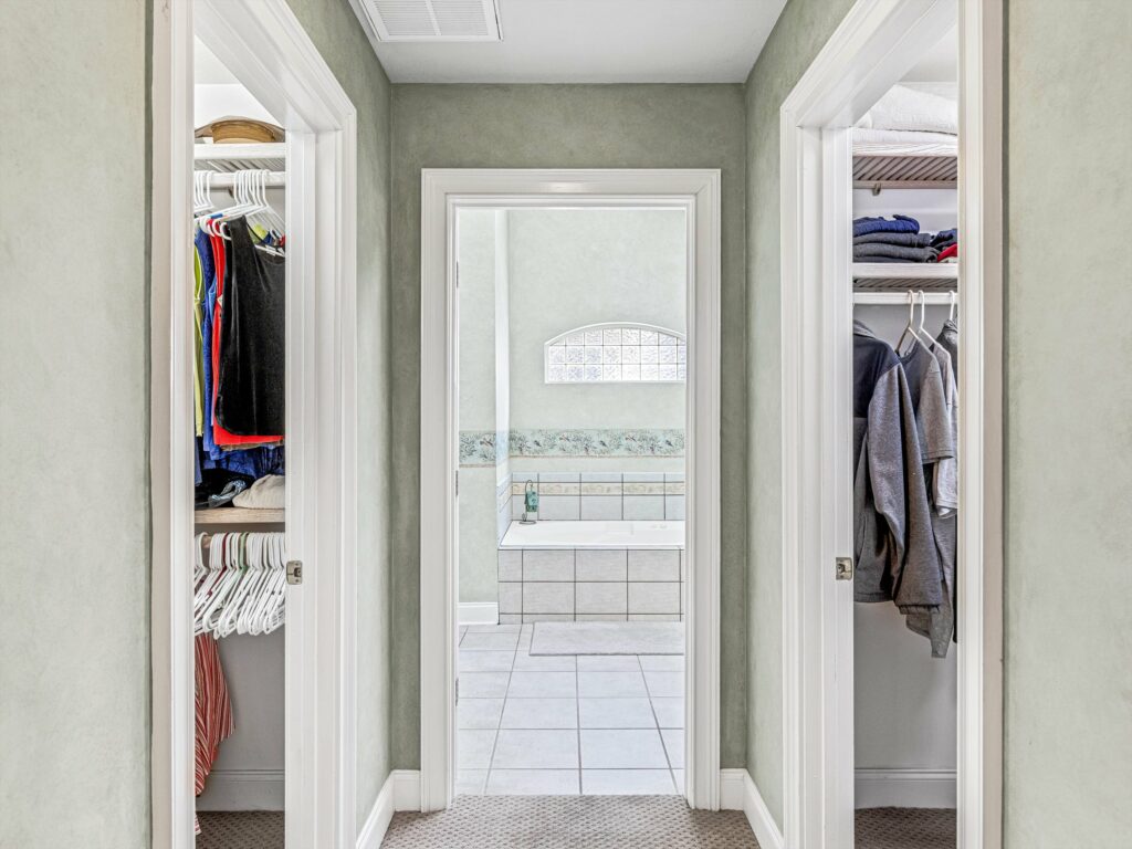 two walk-in closets in Asheville Stonebridge home for sale