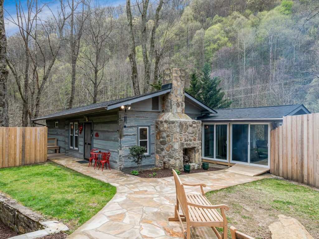 Home and cabin for sale in Maggie Valley NC, perfect for primary residence, second home, or vacation rental