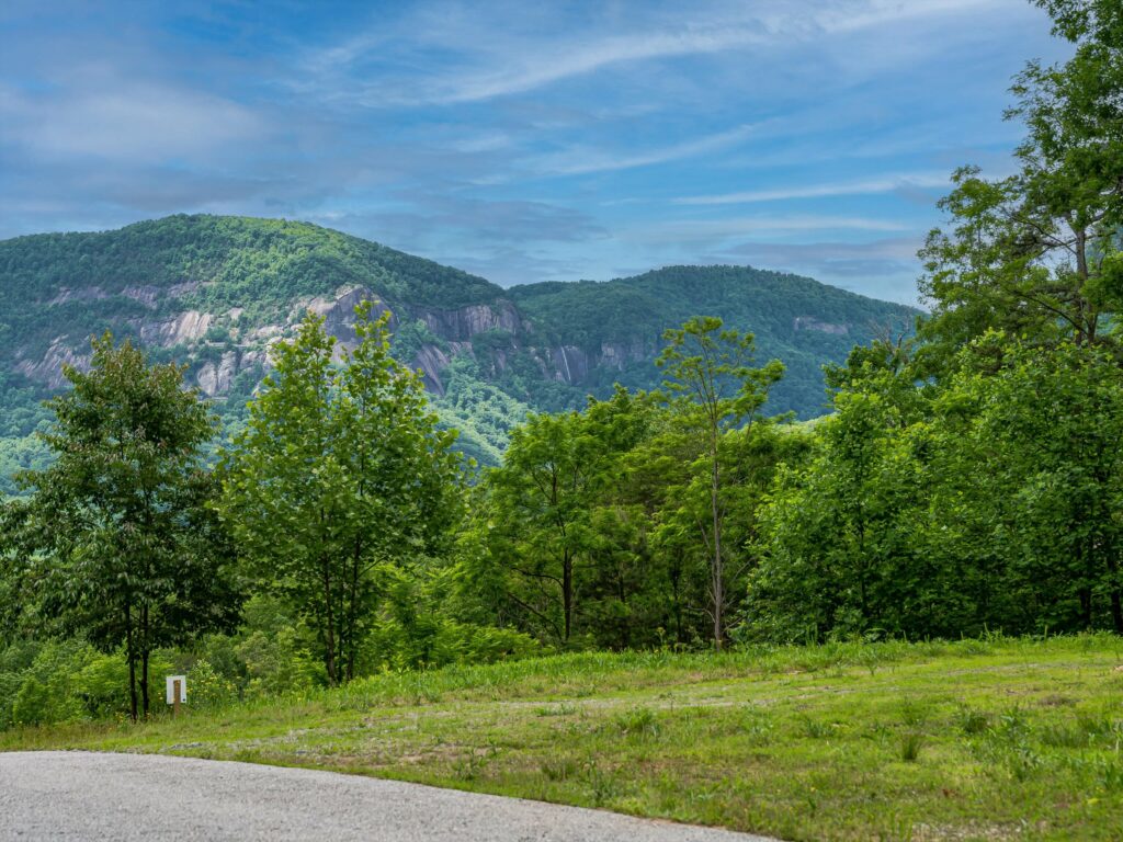 Lake Lure lot for sale in gated community with incredible views