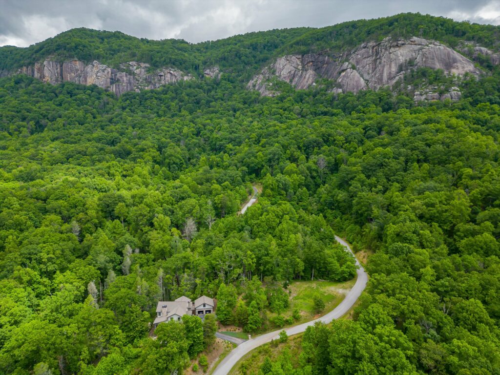 Lake Lure lot for sale in gated community with incredible views