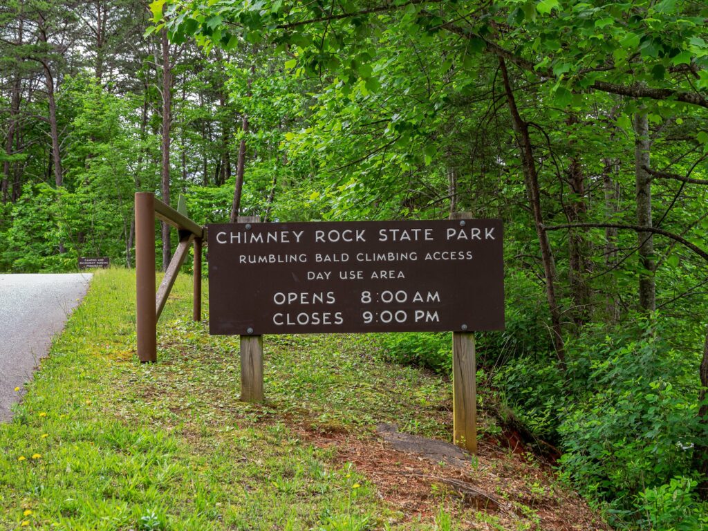 lot for sale in Lake Lure's gated Firefly Cove adjacent to Chimney Rock State Park