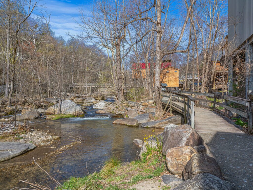 lot for sale in Lake Lure's gated Firefly Cove with community amenities