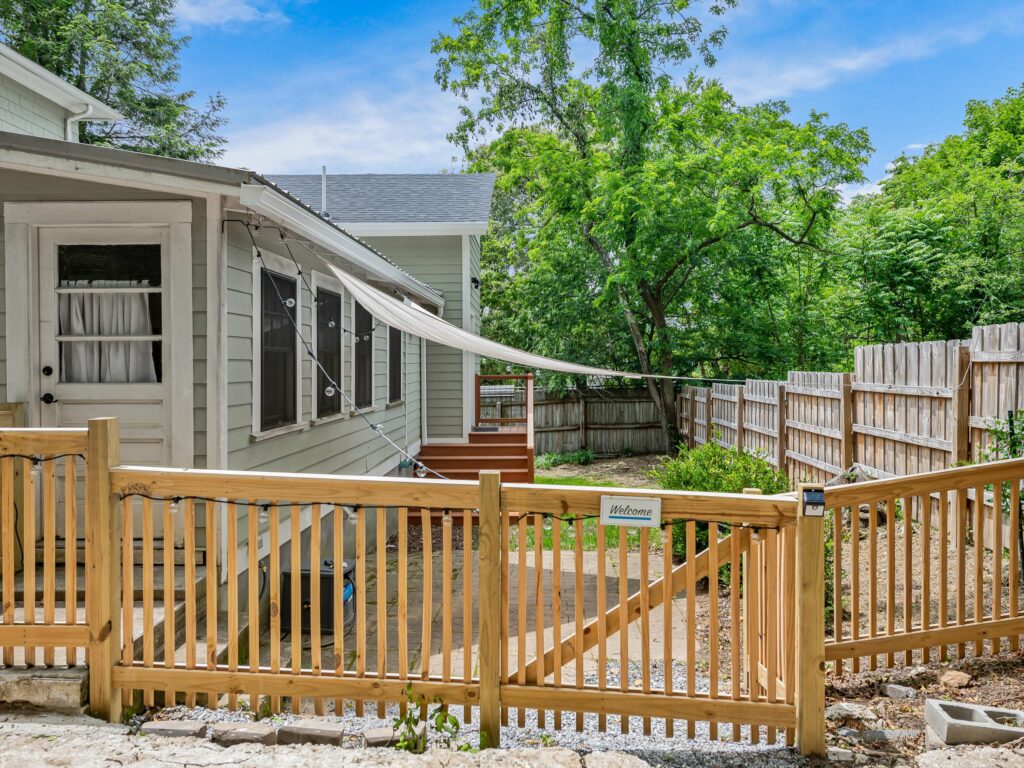 Asheville Craftsman for Sale off Charlotte Street fenced yard