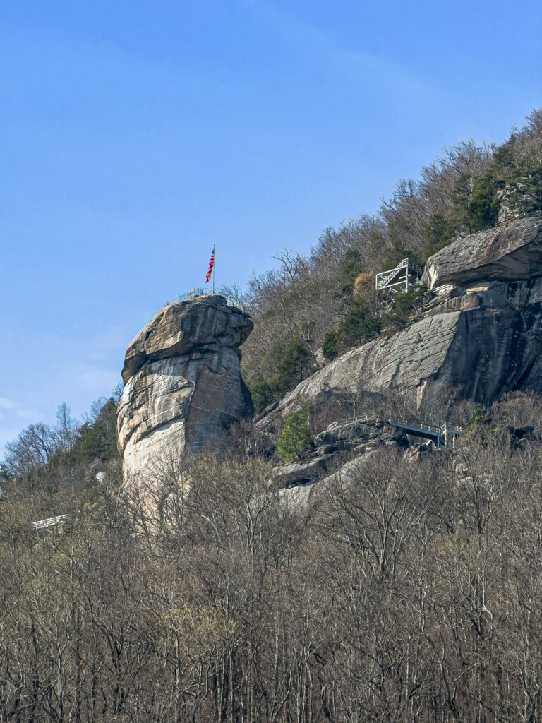 lot for sale in Lake Lure's gated Firefly Cove adjacent to Chimney Rock State Park