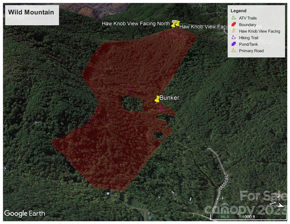 Off-grid land and bunker in Appalachian Mountains