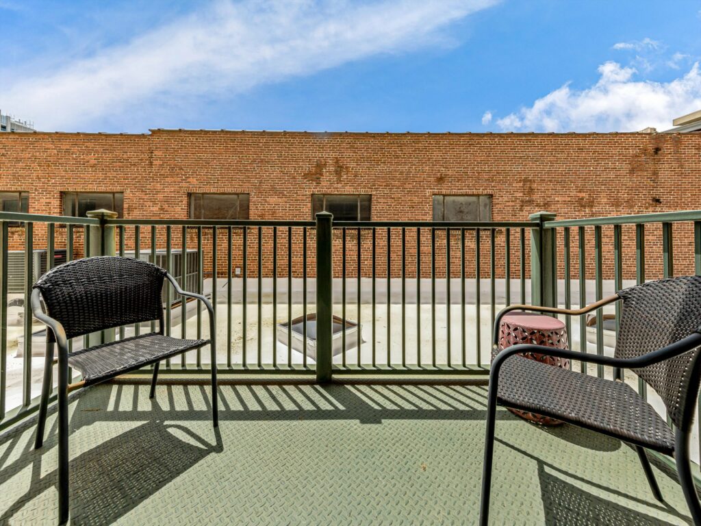 downtown Asheville condo for sale with patio