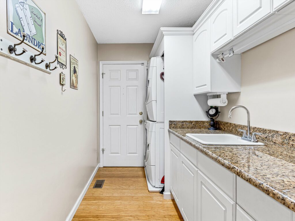laundry room in Hendersonville home for sale