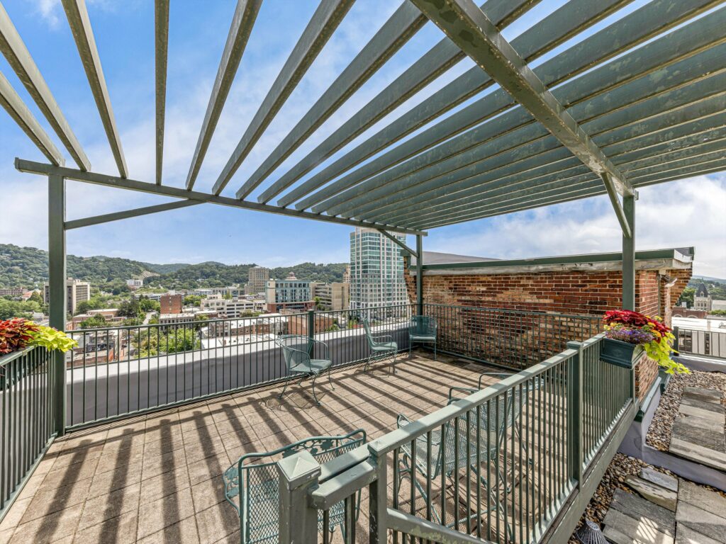 downtown Asheville condo for sale with rooftop patio
