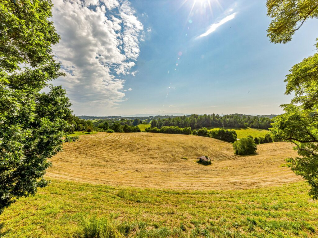 Western NC large acreage estate for sale with pasture