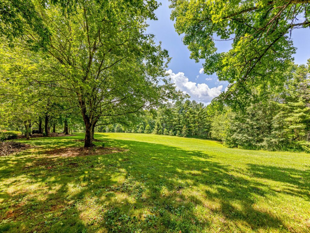 Western NC large acreage estate for sale outdoor areas
