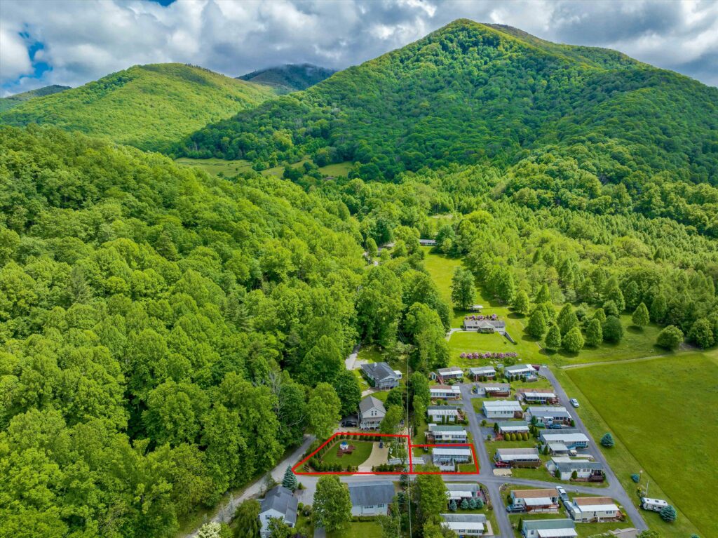 Fully-furnished one bedroom home in Maggie Valley NC for sale with mountain views
