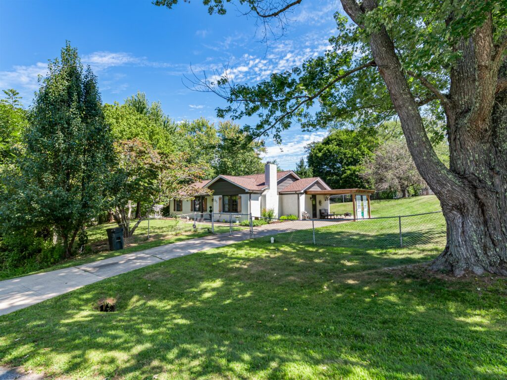 renovated Asheville ranch with Airbnb potential and large corner lot