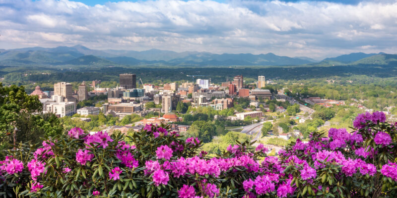 Asheville city skyline