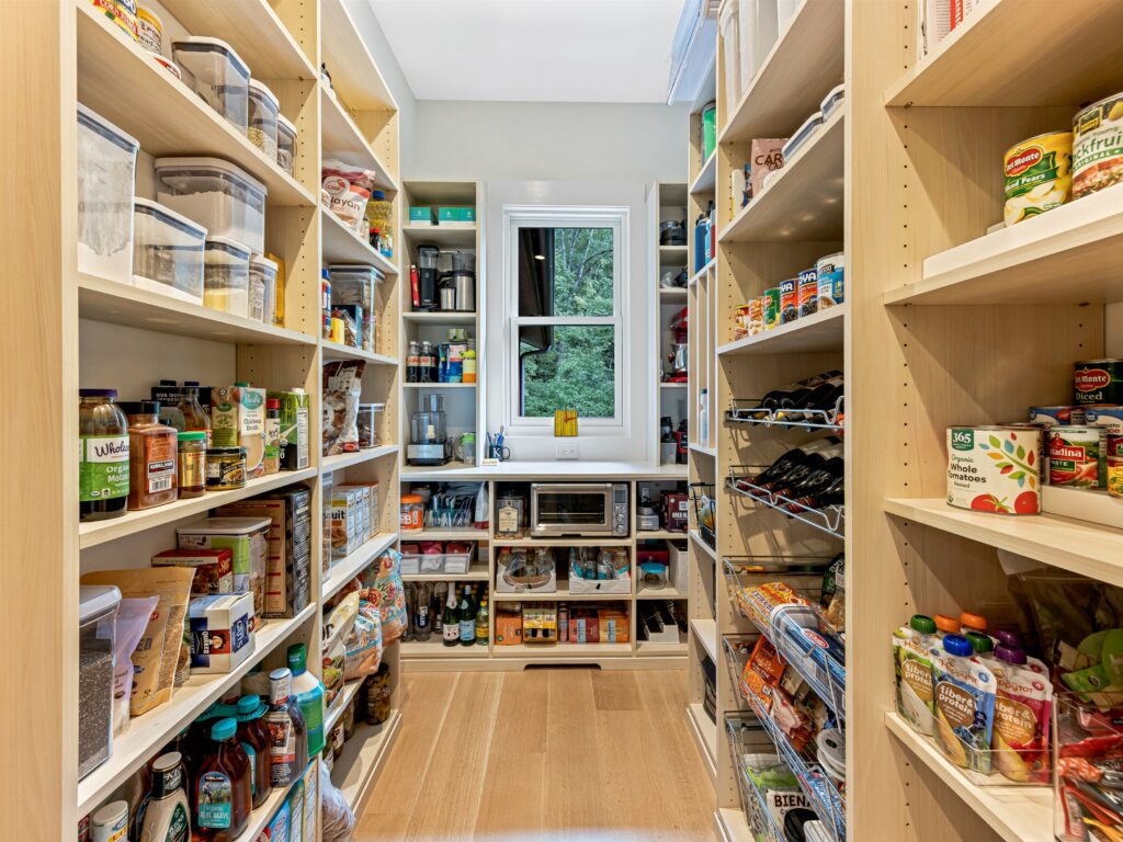 Luxurious Modern Mountain Estate in Asheville's Biltmore Park walk-in pantry