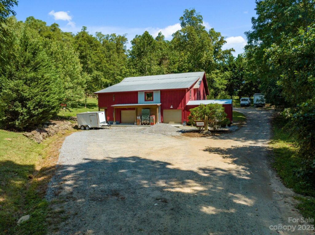 Unique Live-Work Property for Sale in Swannanoa with house, guest house, studio apartment, and shop