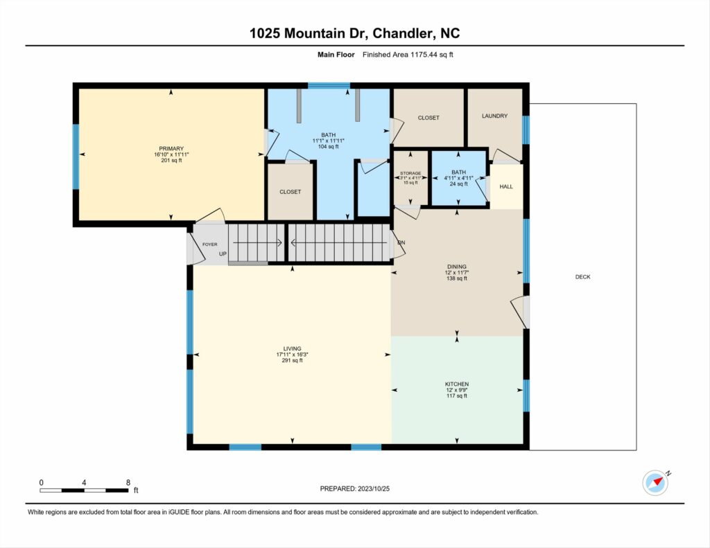 candler home for sale with rental income and views floorplan