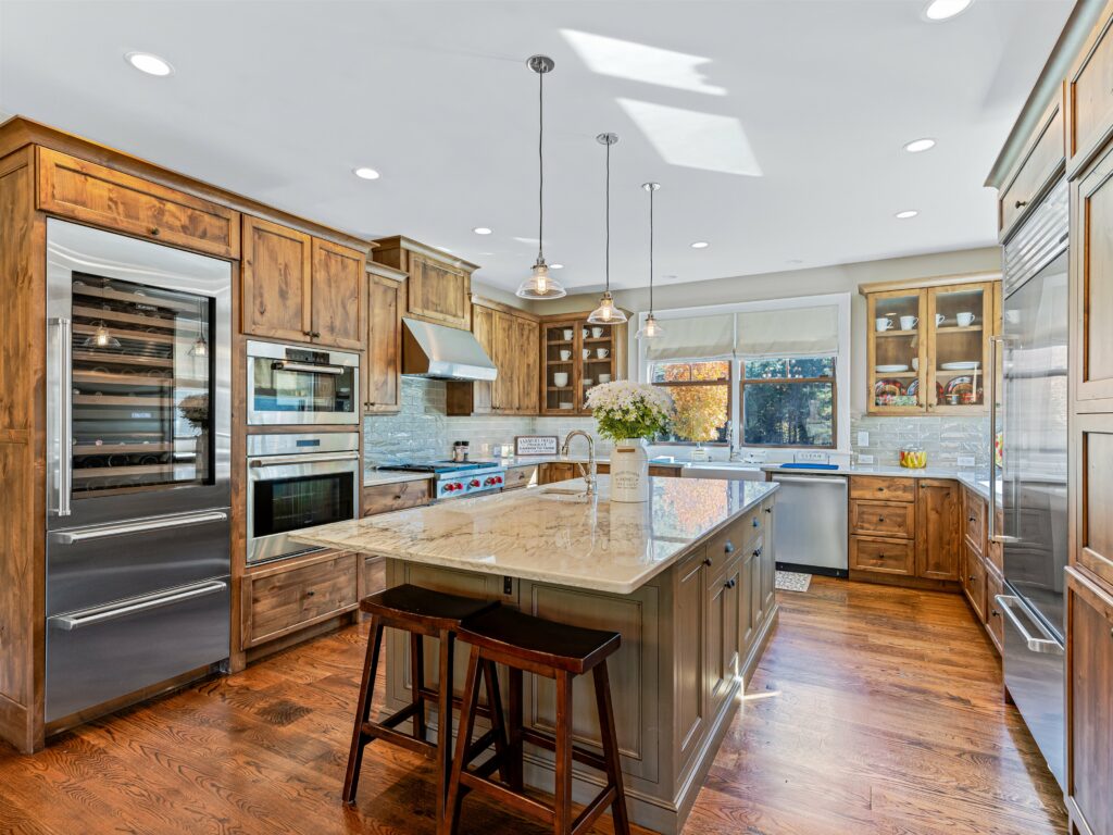 Exceptional Mountain Estate for Sale in Lake Lure high end kitchen