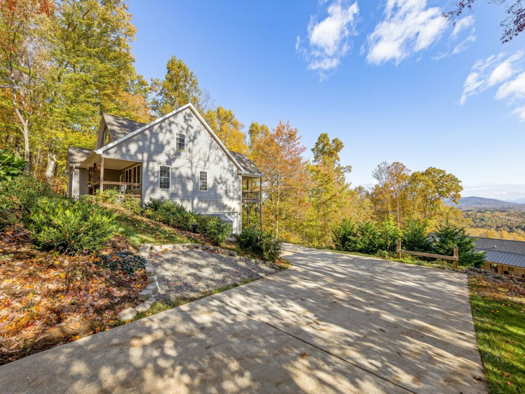 candler home for sale with rental income and views