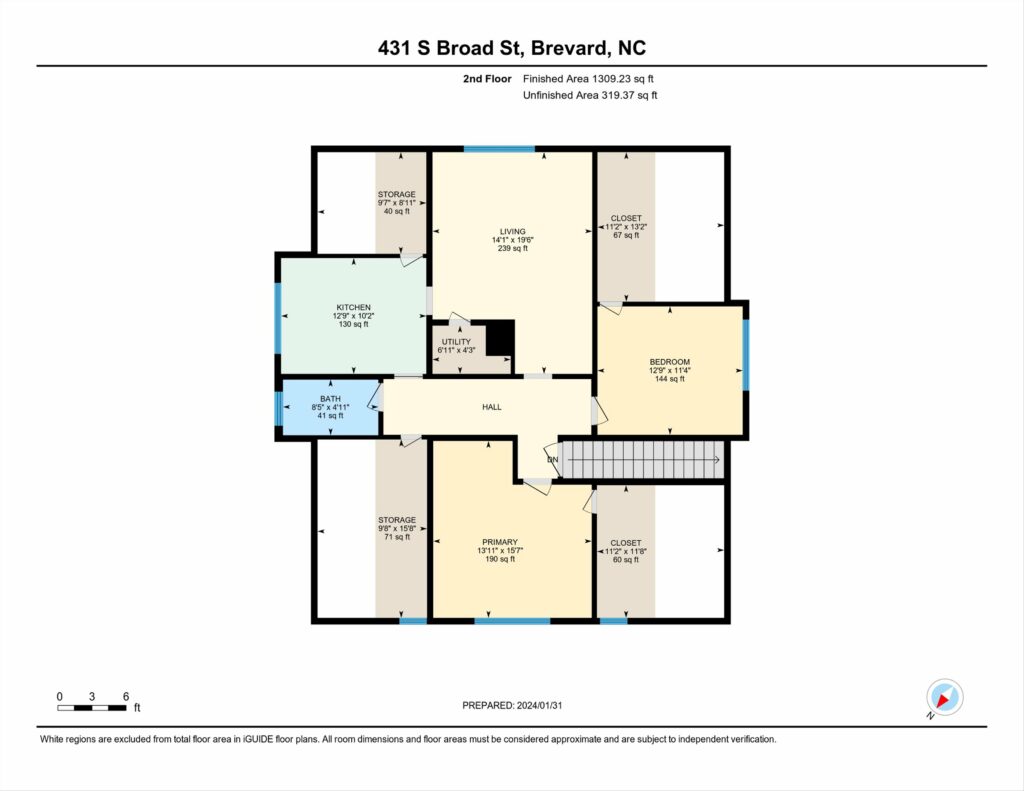 Multi-Unit Property for Sale in Brevard NC floorplan