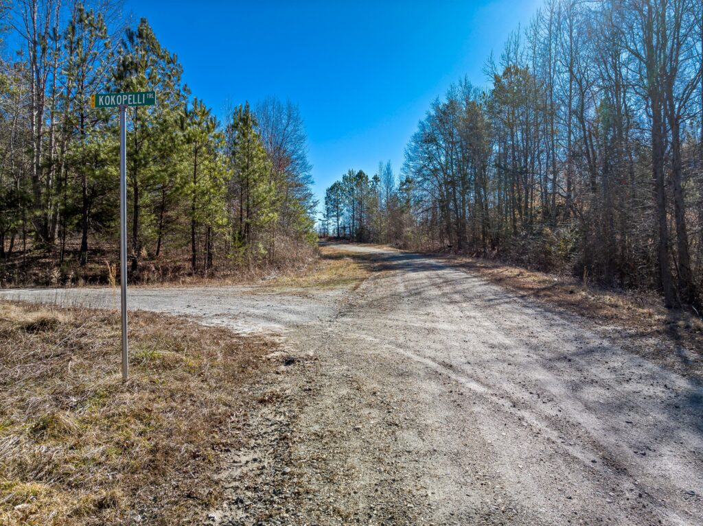 Land with River Frontage for Sale Near Tryon Equestrian Center private road