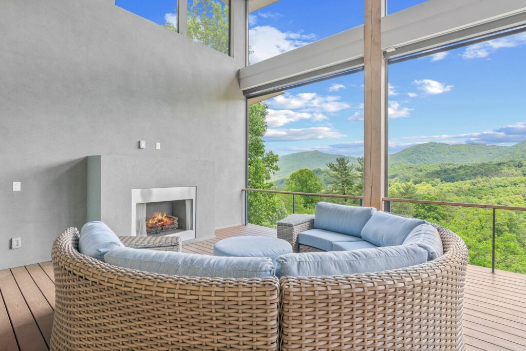 Grove Pointe Cove house for sale in Asheville views