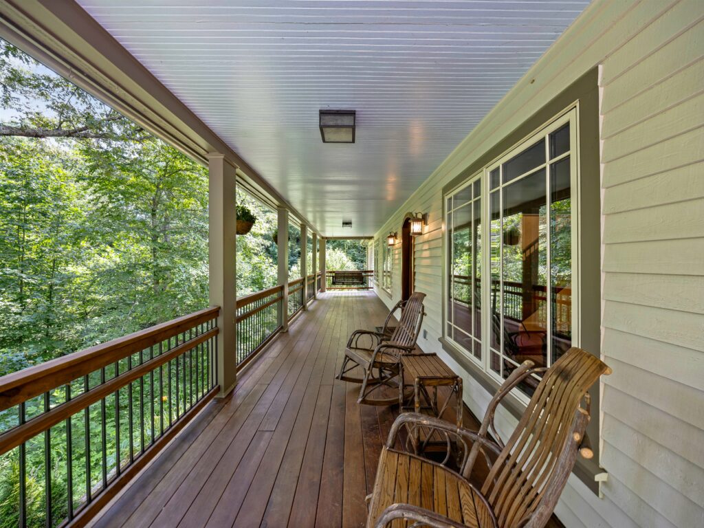 Arts and Crafts Home in South Asheville porches